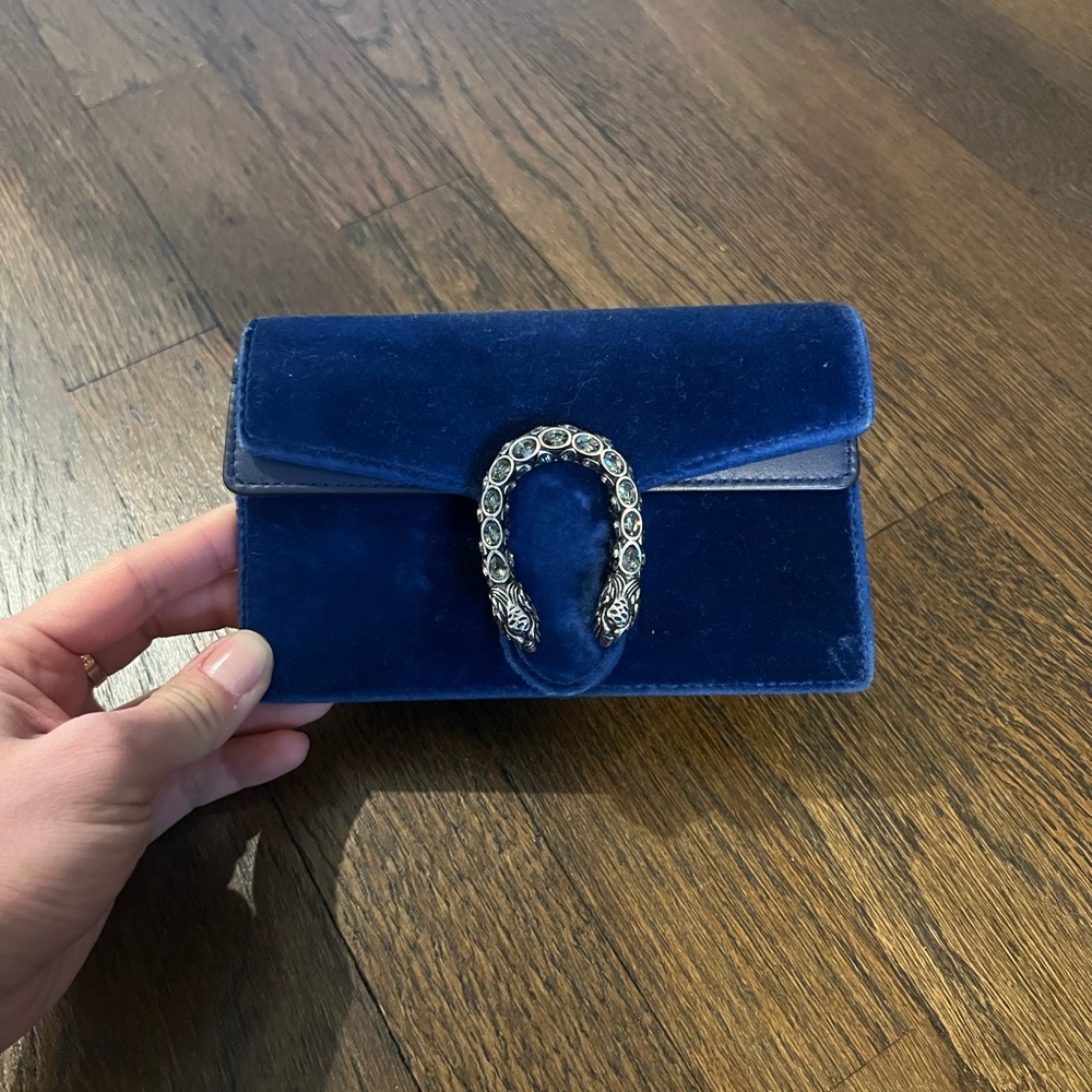 Gucci Dionysus Velvet Super Mini crossbody